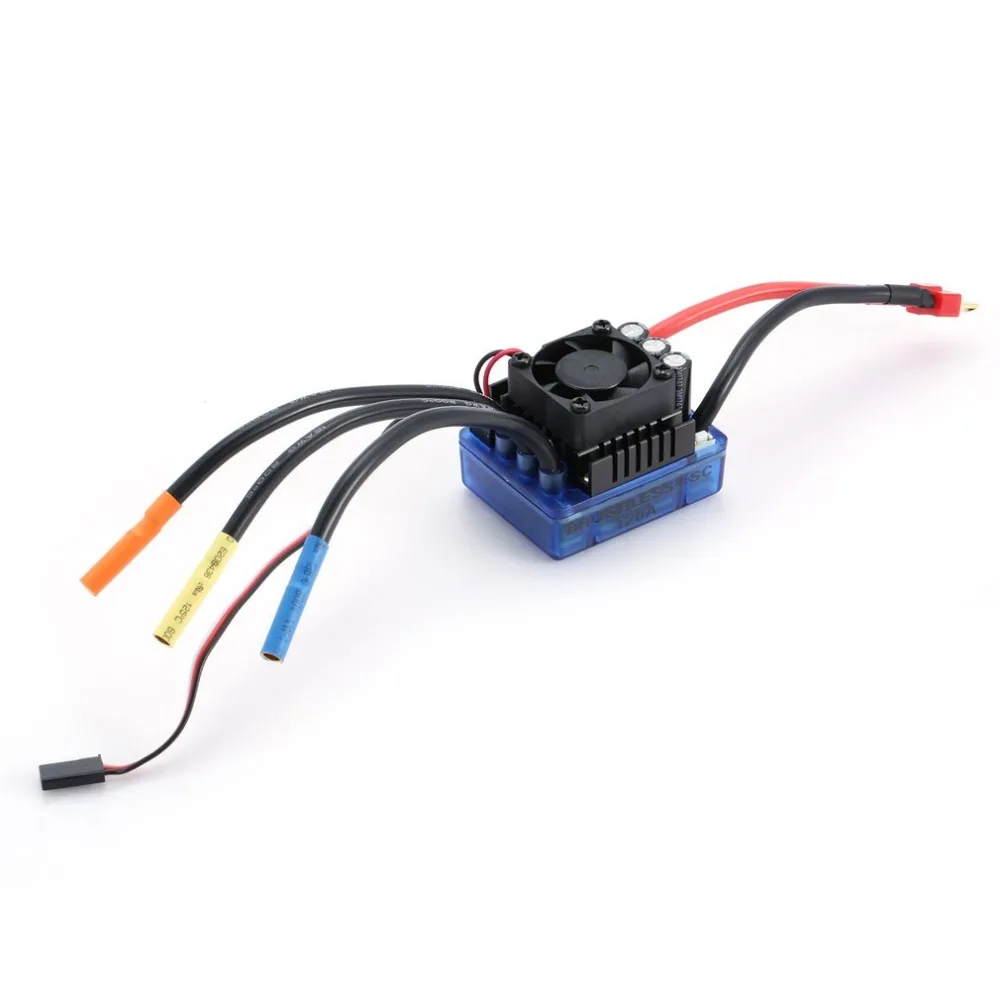 4076 2000KV 4 полюса бесщеточный двигатель 120A ESC с светодиодный карточкой для