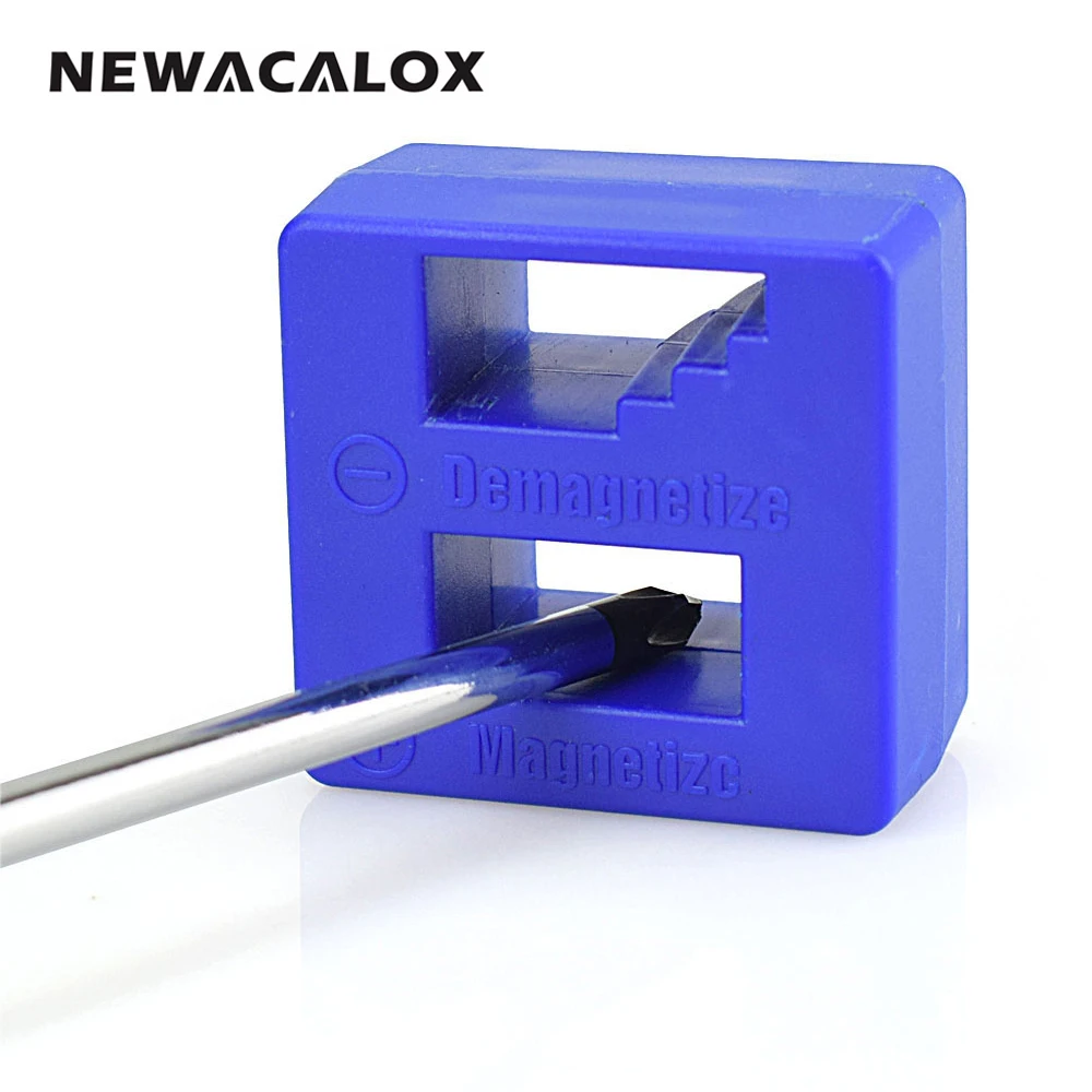 NEWACALOX высококачественный магнетизатор инструмент для размагничивания синяя