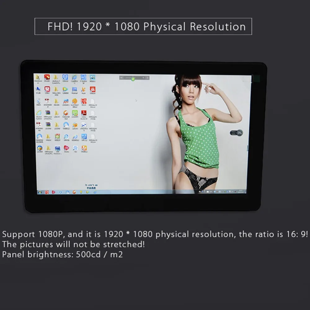 10in FHD 1080P монитор 1920x1080 ips экран ЖК-мониторы ж/чехол для Raspberry Pi PS3/4 для WiiU Xbox360 Поддержка HDMI/VGA
