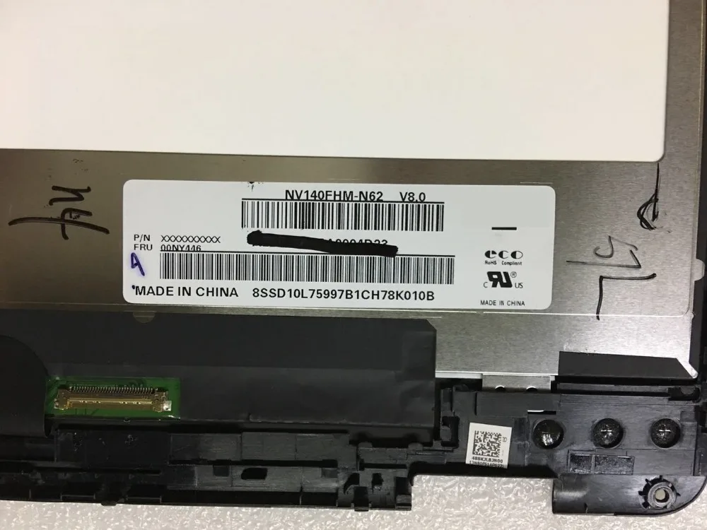 14 ''для ASUS VivoBook Flip 14 TP410 TP410UA ЖК-дисплей сенсорный экран lcd сборка 1920*1080 с ободком