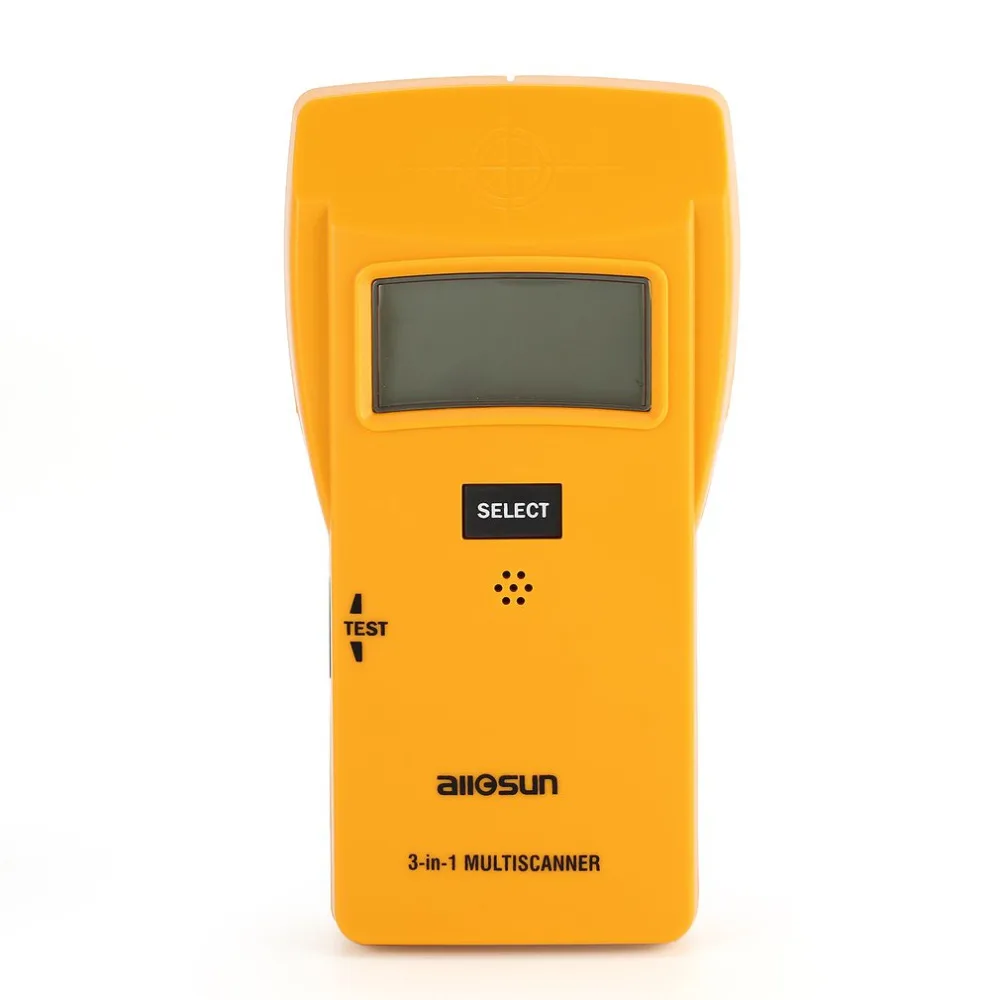 Allsun TS73 цифровой мини 3 в 1 шпилька Металл AC провода детектор метр тестер Ручной