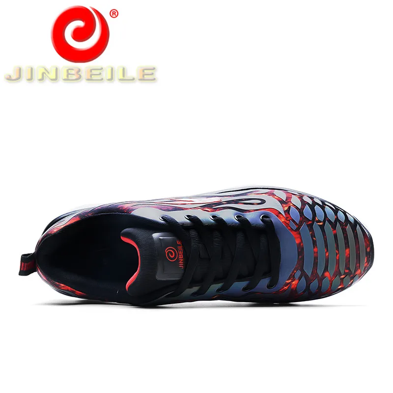 JINBEILE 2018 новейшая Мужская беговая Обувь высокого качества уличная Спортивная