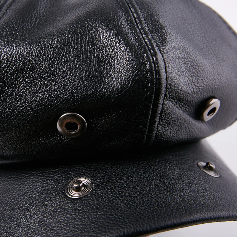 Кепка газетчика из натуральной кожи для мужчин и женщин повседневный берет