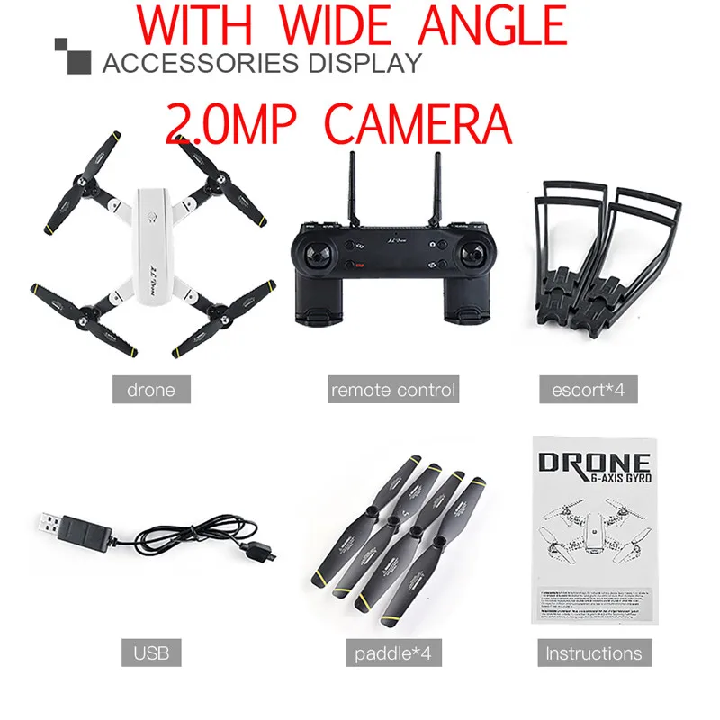 2.0MP Wide Angle Двойная камера Smart Edition Drone SG700 с функцией захвата жестов 2,4 г 4CH FPV RC Quadcopter позиционирование следящий Вертолет игрушка - Цвет: 2.0MP Wide Angle
