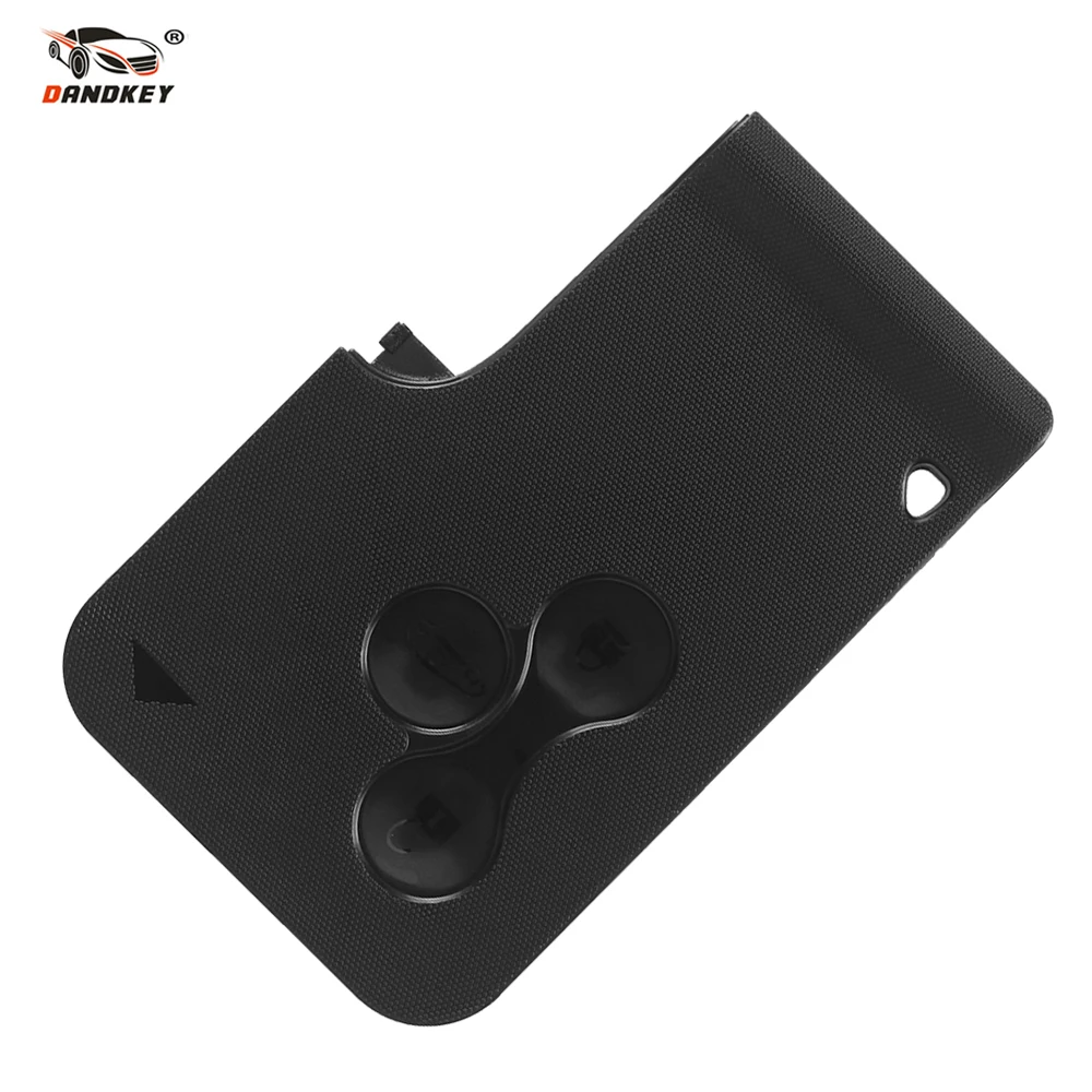 DANDKEY 2x Replacement 3 Buttons Remote Key Card Shell Case For Renault Clio Megane Grand Scenic Smart Without Blade | Автомобили и