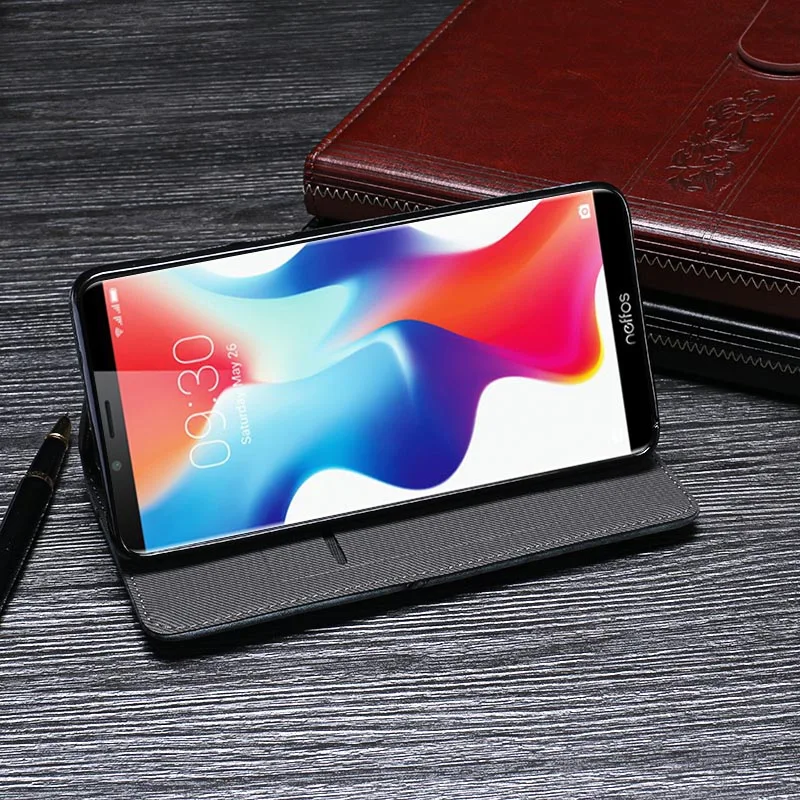 Чехол для телефона TP Link Neffos X9 кожаный флип чехол роскошный защитный TP913A