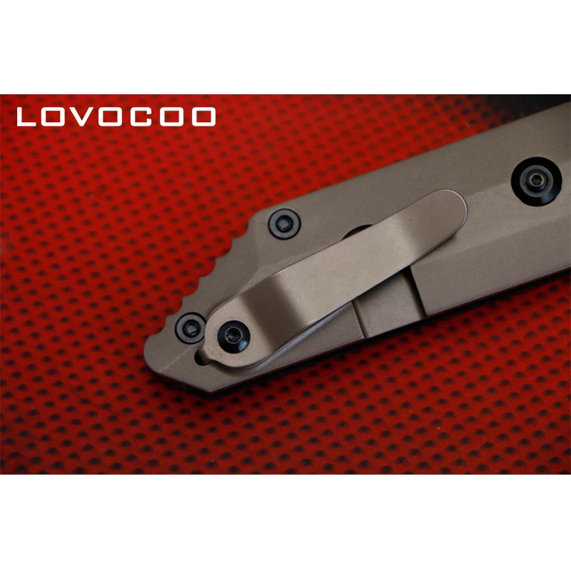 LOVOCOO B0610 S35VN лезвие G10+ титановая ручка Флиппер Складной нож Открытый Отдых Охота карманные фрукты ifGt Ножи EDC инструменты
