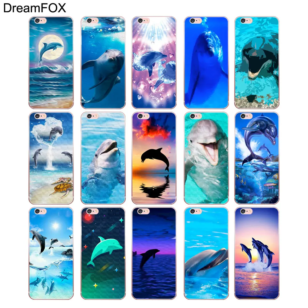 M440 Милый Мягкий ТПУ силиконовый чехол с дельфинами для Apple iPhone 11 Pro XR XS Max 8X7 6 6S Plus 5 5S