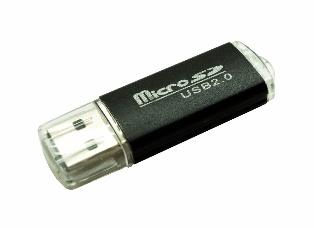 Лучшая цена новый портативный адаптер USB 2 0 устройство чтения/записи карт памяти
