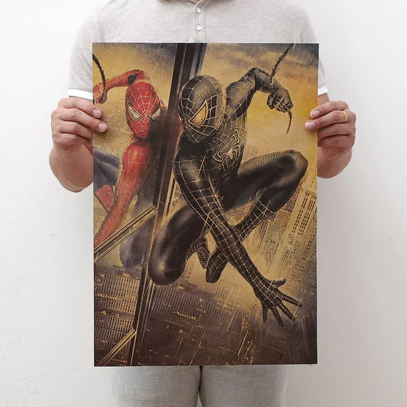 H21 Mling 51,5x36 см фильм серия Marvel плакат Мстители ретро постер наклейки на стену для Гостиная украшение дома - Цвет: H21