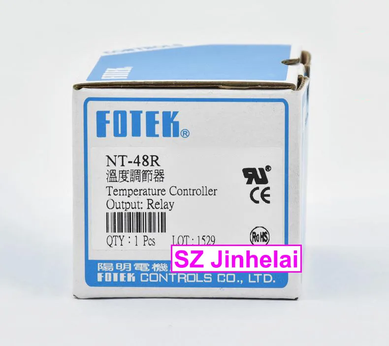 100% Authentic original FOTEK Temperature controller  NT48-R (NT-48)  90-265VAC  Relay output