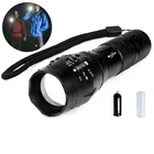 Светодиодный фонарики, мощная Водонепроницаемая светодиодная лампа фонарь, лазерная ручка, военный фонафонарь