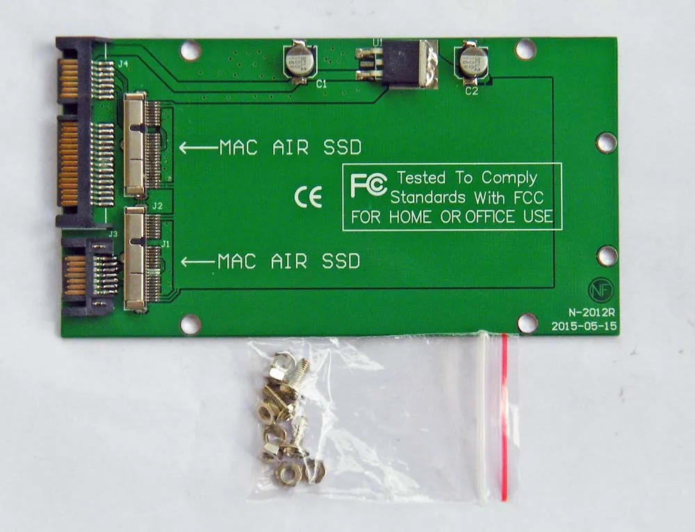 Адаптер карта до 2 5 &quotSATA для 2012 apple MacBook Air A1465 A1466 SSD оригинальный слот Поддержка