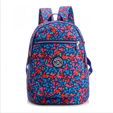 colorful camouflage Модные женские нейлоновые рюкзаки, Студенческая школьная сумка для девочек, Повседневная дорожная сумка, Mochila, лоскутные милые рюкзаки на плечо - Цвет: colorful camouflage