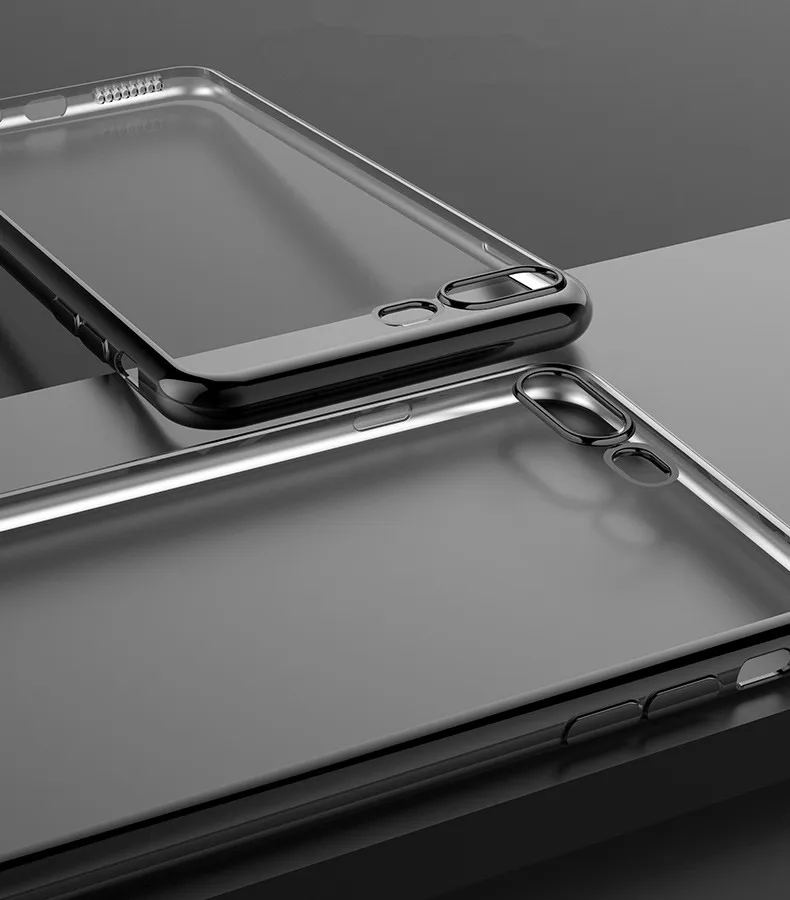 Роскошный Ультратонкий Прозрачный чехол для iphone XS Max 8 7 6 6S Plus прозрачный мягкий