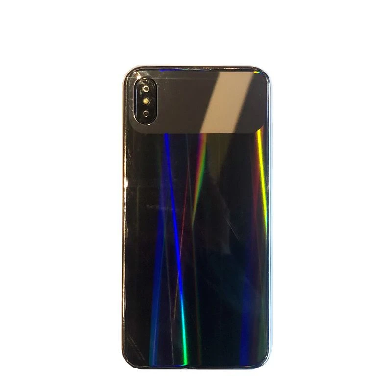 Модный Лазерный стеклянный чехол Aurora для iphone X XR XS Max женский 8 7 6 6s Plus | Мобильные