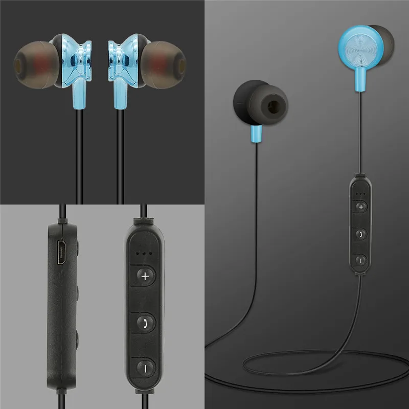 3 цвета Bluetooth 4 1 портативная Спортивная гарнитура с шейным ободом наушники для