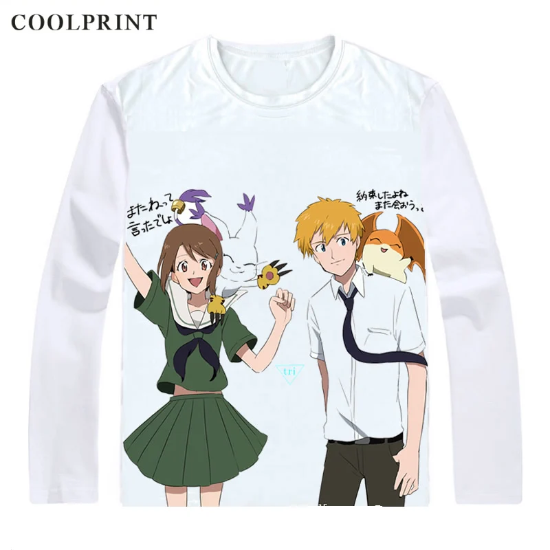 Style 2 Dejitaru Monsuta Digimon 5 футболок Многоцветные рубашки с длинными рукавами Digimon Savers отряд данных Digimon Seibazu Косплей рубашка - Цвет: Style 2