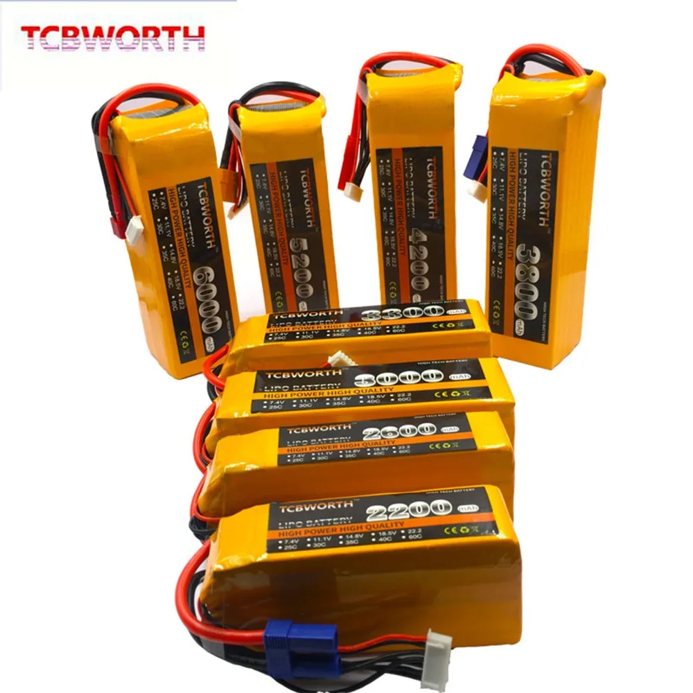 RC Toys LiPo battery 6S 22.2V 900 1500 2200 2800 3300 4000mAh 30C 40C For RC Aircraft Helicopter Quadrotor Car 3S Battery LiPo