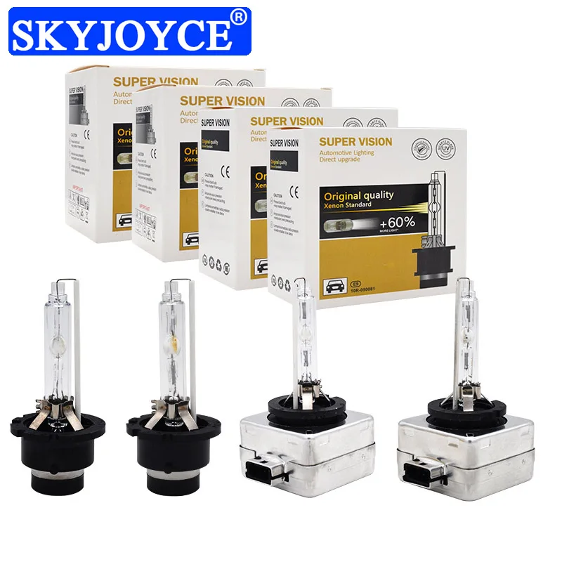 SKYJOYCE Xenon D1S 55W 6000K HID Лампы D2S D3S 4300K 8000K D4S 5000K 35W Автомобильные фары лампы для