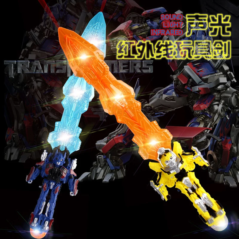 55 см анимация игрушка меч света мерцания робот интерактивные игрушки для детей