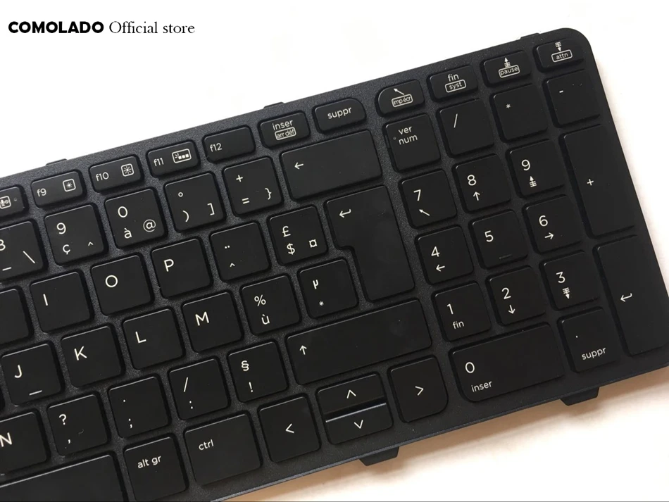 

FR French keyboard For HP ProBook 450G1 455G1 470G1 450G2 455G2 470G2 with black frame Backlight keyboard FR layout