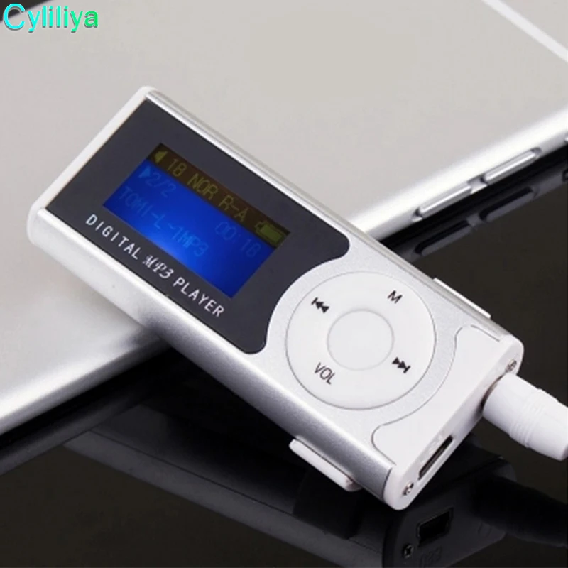 Мини MP3 плеер с ЖК экраном 200 шт. встроенный динамик Поддержка музыки 2 ГБ 4 8 16 32 TF