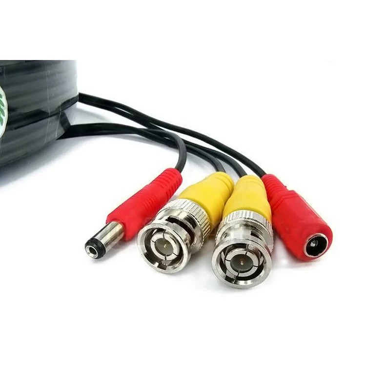Кабель BNC 30 М силовой видео кабель Plug and Play для CCTV камеры системы безопасности