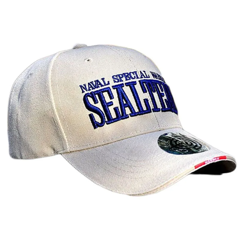 Fashion outdoor US NAVY black Casual baseball Golf cap man women Naval Special Warfare Seal Team boy girl hip hop casual hat | Аксессуары