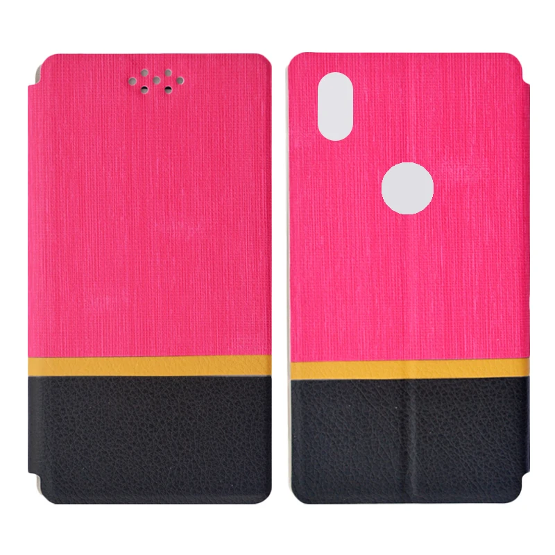 dower me New Mixed Color Flip PU Leather Case Cover For BQ Aquaris X Smartphone | Мобильные телефоны и аксессуары