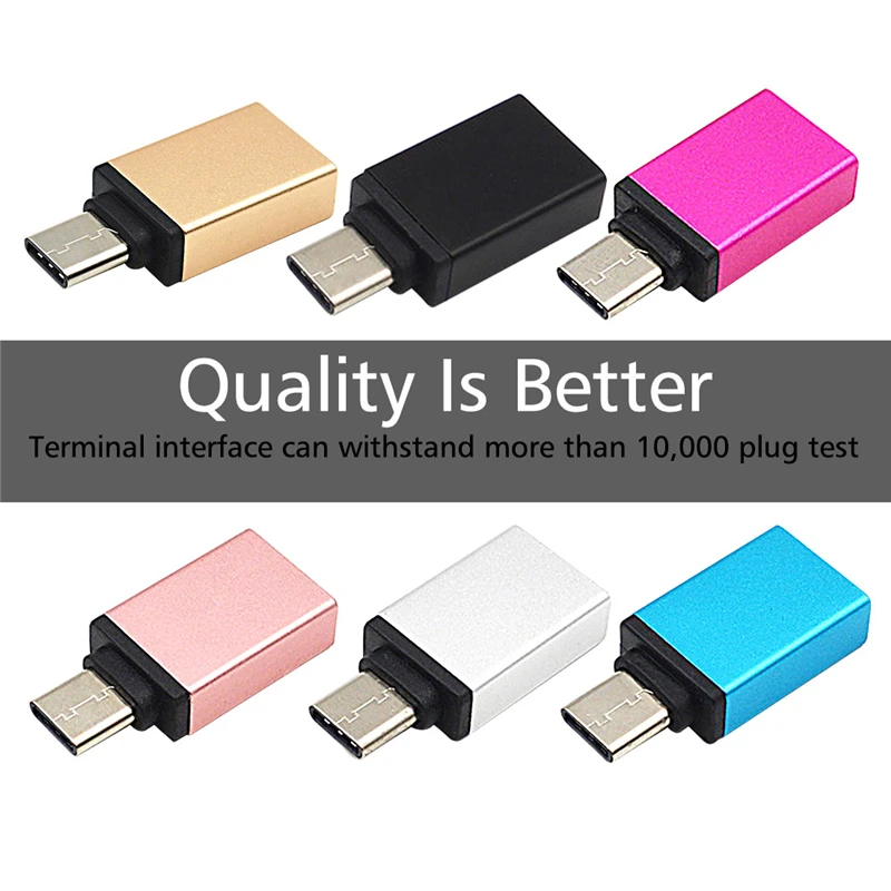 Адаптер Type C для USB OTG конвертер 3 0 Typec адаптер зарядки синхронизации MacBook Pixel Lumia OPPO