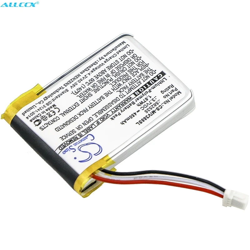 Аккумулятор Cameron Sino 450 мАч для Abee M3 V31 V35 V51 HP F210 F300 F310 F520 F520G Mivue 388 Whistler WP7 |