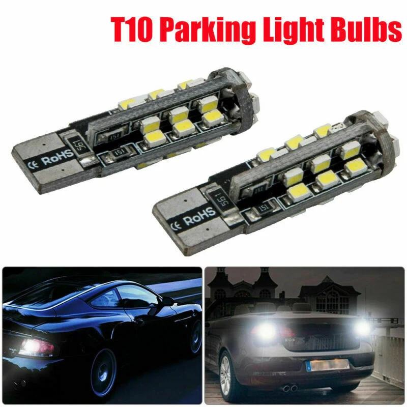 2x светодиодная лампочка для салона автомобиля Canbus Error Free T10 белый 5730 8SMD Led 12В
