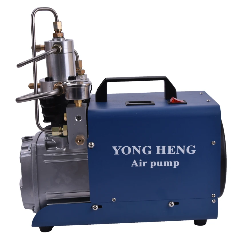 Billig 220V Hochdruck Luftpumpe 300BAR 4500PSI 1.8KW Elektrische Luft Kompressor Für Pneumatische Luftgewehr Scuba Gewehr PCP Inflator