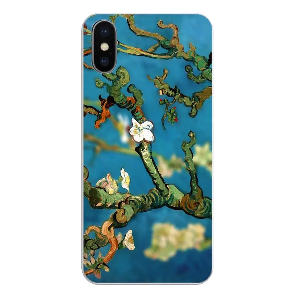 Soft Transparent Cases Covers starry night Space Van Gogh Art Print For Motorola Moto X4 E4 E5 G5 G5S G6 Z Z3 G3 C Play Plus |