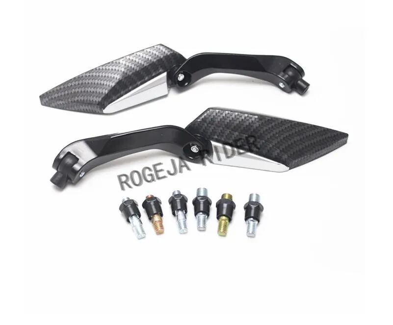 Модифицированное зеркало заднего вида KOSO черный алюминиевый полюс пластик