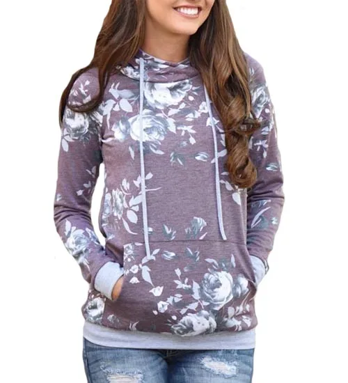 Новинка 2019 модные женские свитшоты Hitmebox с длинным рукавом и цветочным принтом