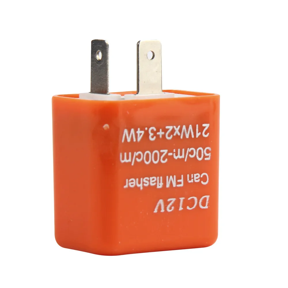 12V 2 Pin Регулируемая частота LED Flasher реле указатель поворота для мотоцикла мотоцикл