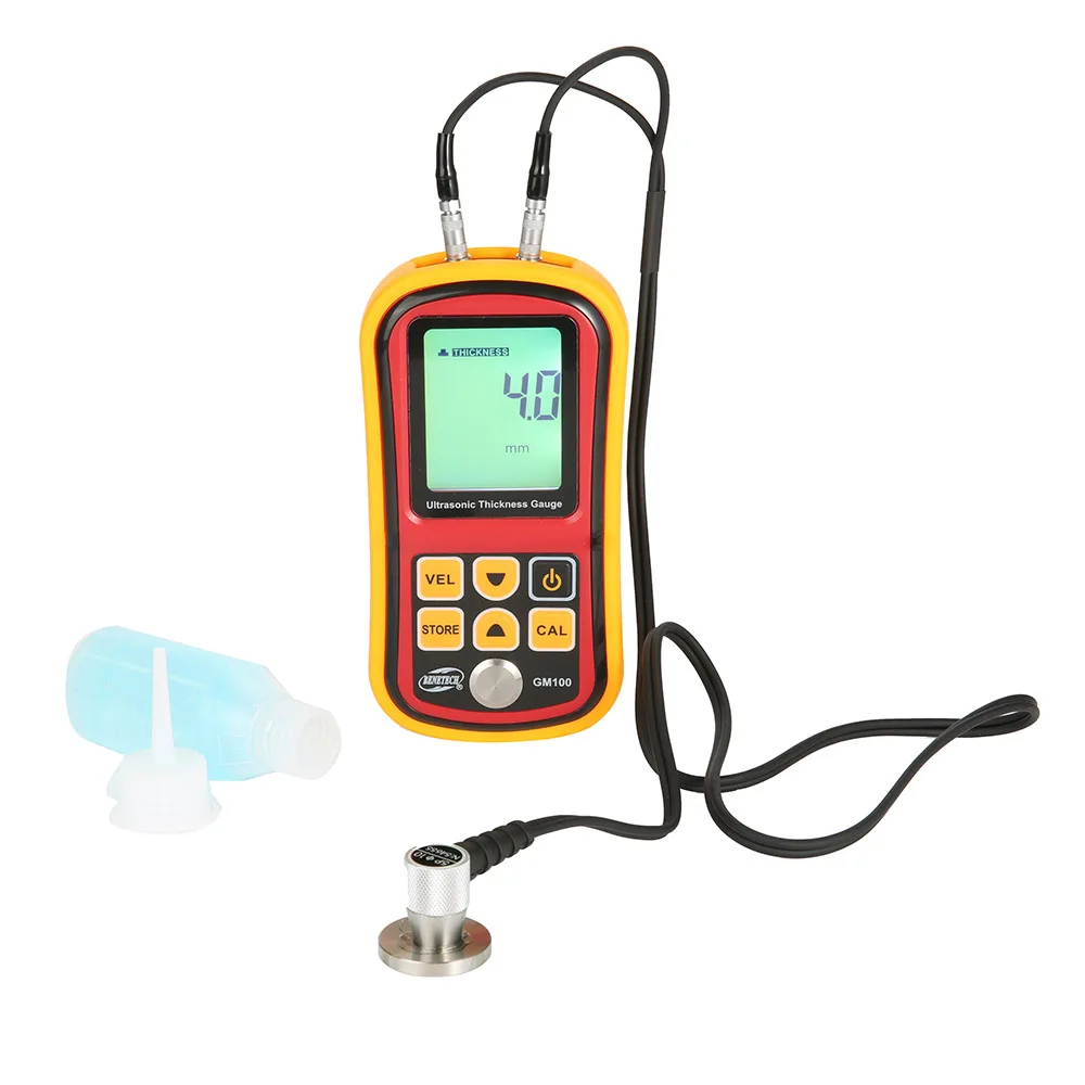 BENETECH Digital Ultrasonic Thickness Gauge Tester GM100/GM130 Handheld Steel Aluminium Glass Sound Velocity Meter | Инструменты