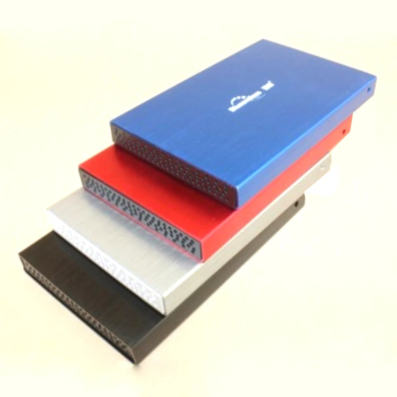 Алюминиевый корпус для жесткого диска 2 шт./лот SATA usb 0 5 дюйма ноутбука мобильного