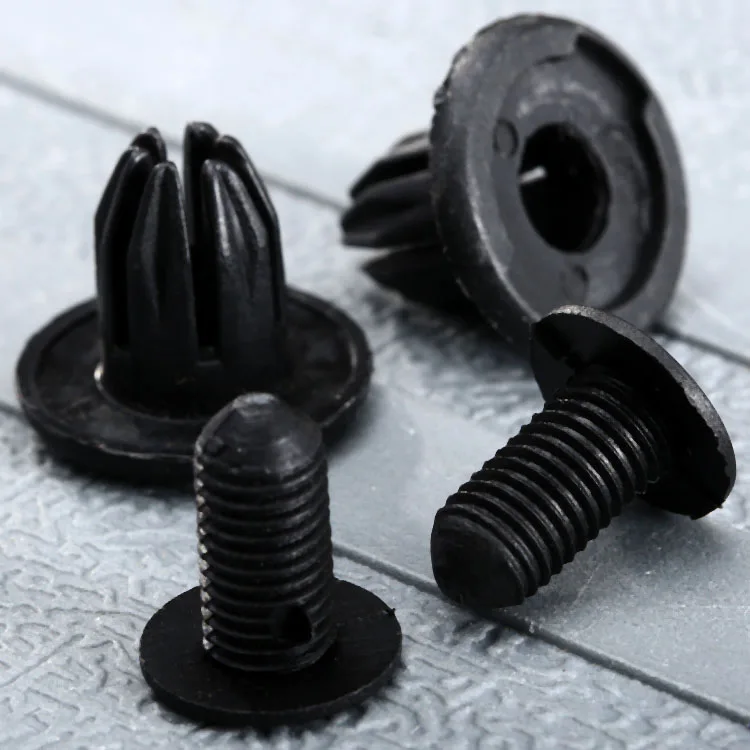 

50Pcs Auto Bumper Fender Fastener 10.2mm Hole Plastic Rivet Retainer Push Engine Cover Door Trim Panel Car Clips For Honda