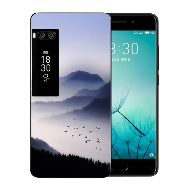 Чехлы для телефонов Meizu Pro 7 M792Q силиконовая полная защитная оболочка TPU прозрачная