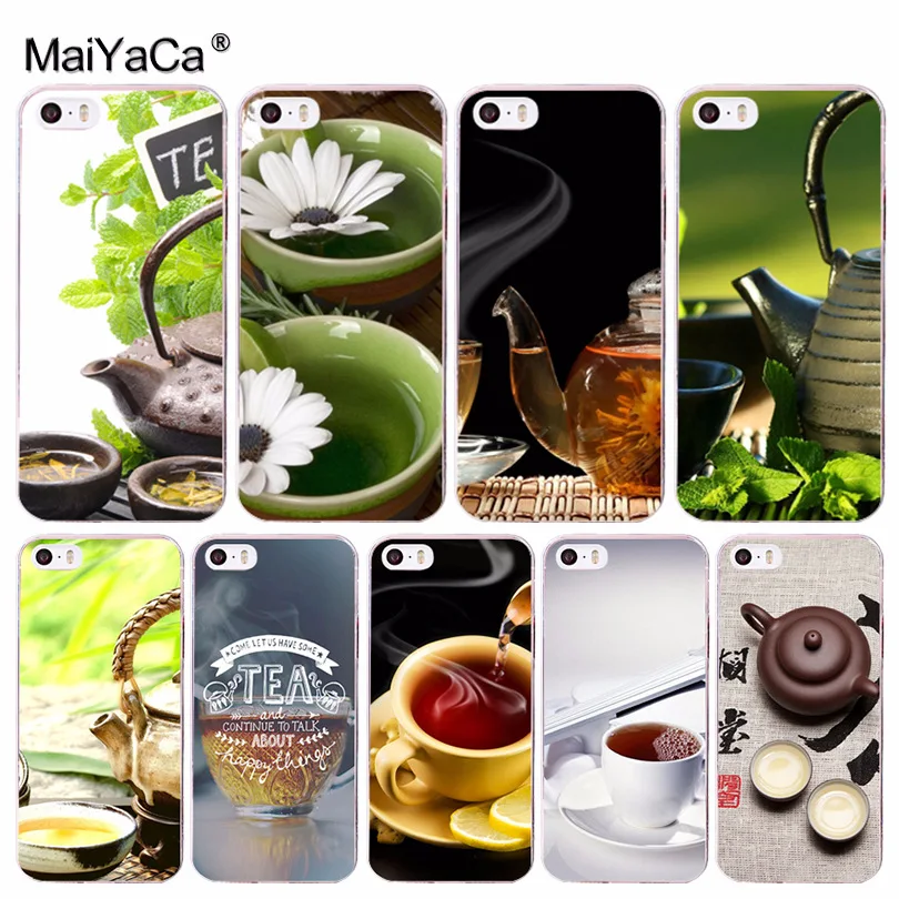 MaiYaCa натуральный зеленый чай красный чайник Окрашенные чехол для мобильного