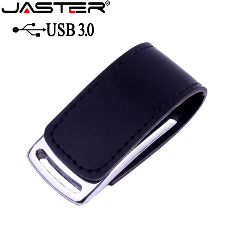 JASTER USB 3,0 логотип клиента металлическая кожа usb+ Подарочная коробка usb флеш-накопитель Флешка 4 ГБ 8 ГБ 16 ГБ 32 ГБ 64 Гб карта памяти U диск