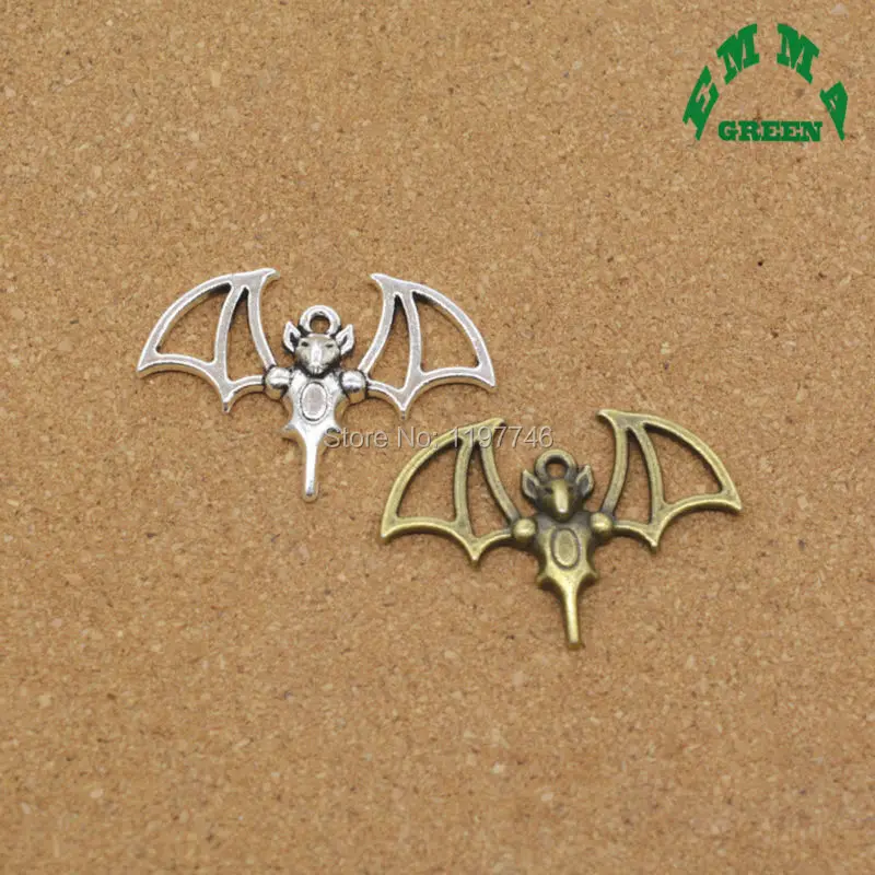 10 шт. Женские Подвески в виде летучей мыши 22 х33х4 мм |