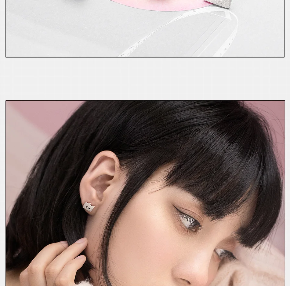 Thaya Expression Cat еженедельная серия S925 серьги-гвоздики животный дизайн для женщин ювелирный подарок