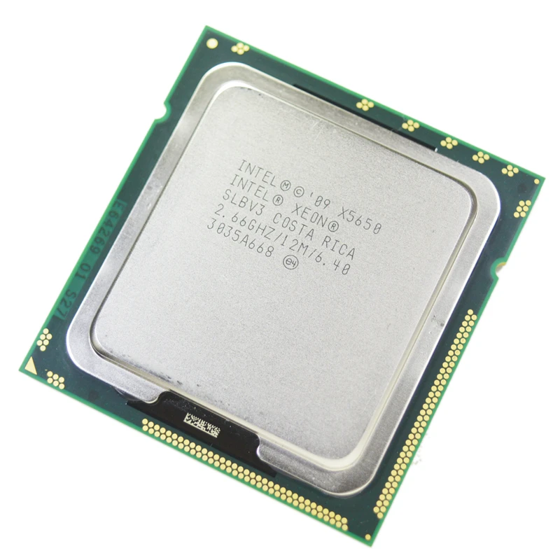 Бывший в употреблении процессор Intel Xeon X5650 SLBV3 шестиядерный 2 66 ГГц LGA1366 12 МБ L3 кэш