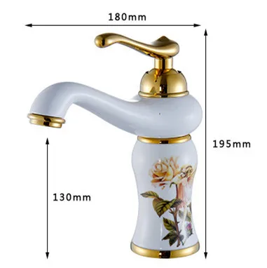 Бесплатная доставка Нефритовый смеситель для ванной комнаты с одной ручкой bowlder