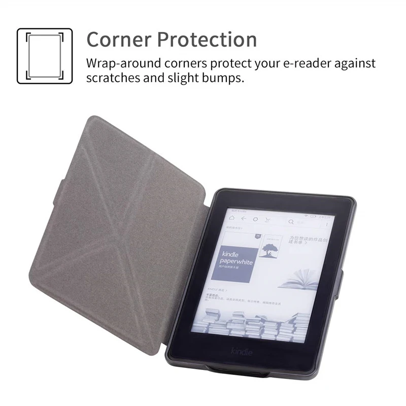 Kindle Paperwhite 2 3 складной чехол из искусственной кожи смарт для Amazon DP75SDI с подставкой