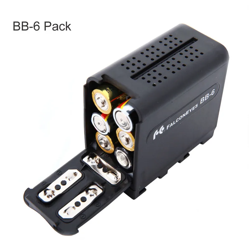 FALCON EYES BB 6 6pcs AA Battery чехол мощность как аналогична светодиодной лампе световым